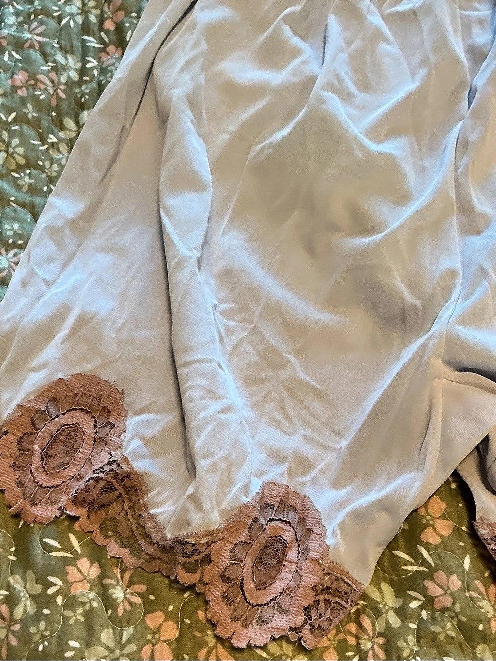 Sweet 1960’s Vintage Granny Panties Bundle of 3 Nylon Lace Trim Panties 7 Like N - Picture 5 of 13